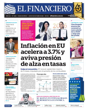 Cover of El Financiero