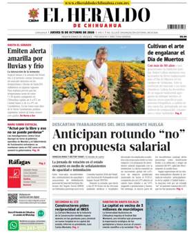 Cover of El Heraldo de Chihuahua