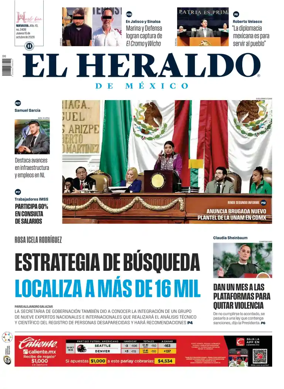 Cover of El Heraldo de Mexico