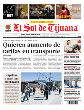 Cover of El Sol de Tijuana