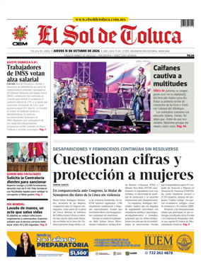 Cover of El Sol de Toluca