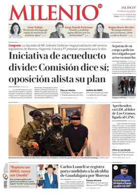 Cover of Milenio Jalisco