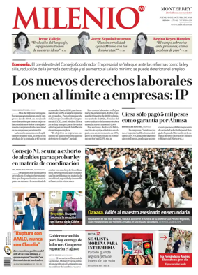 Cover of Milenio Monterrey