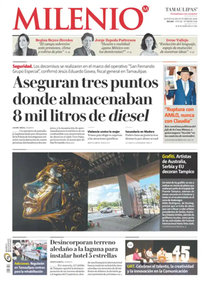 Cover of Milenio Tamaulipas
