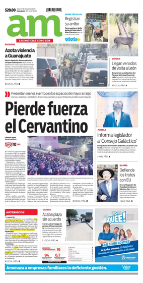 Cover of Periodico AM (Leon)