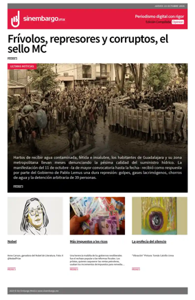 Cover of Sin Embargo Opinion