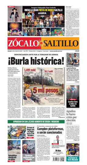 Cover of Zocalo Saltillo