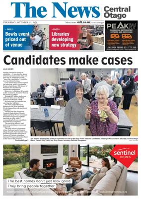 Cover of Central Otago News