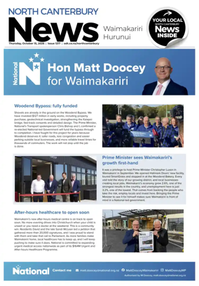 Cover of North Canterbury News