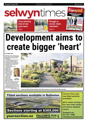 Cover of Selwyn Times