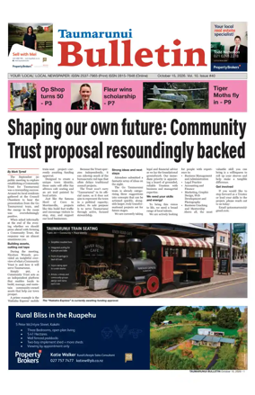 Cover of Taumarunui Bulletin