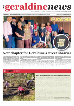 Cover of The Geraldine News