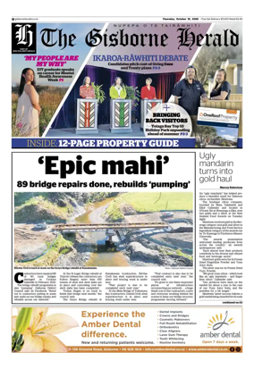 Cover of The Gisborne Herald