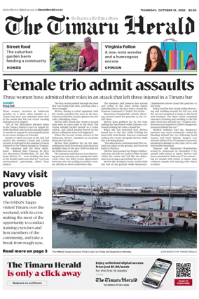 Cover of The Timaru Herald