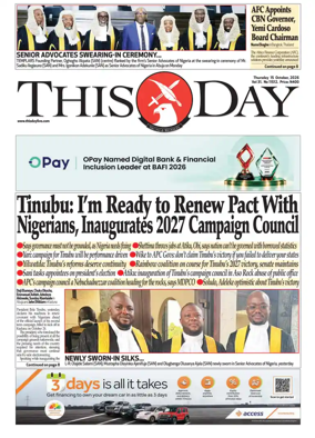 Cover of THISDAY