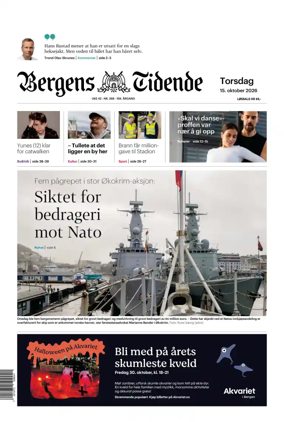 Cover of Bergens Tidende