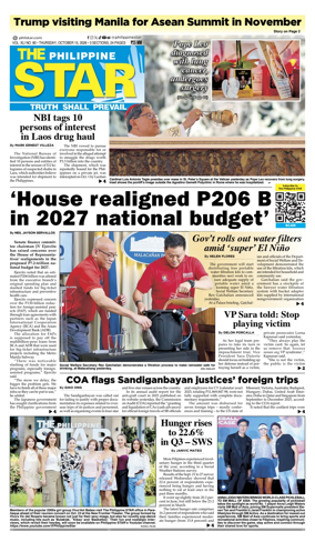 Cover of The Philippine Star