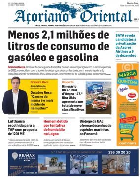 Cover of Acoriano Oriental