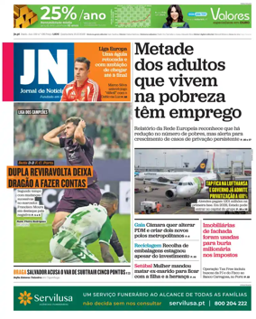 Cover of Jornal de Noticias