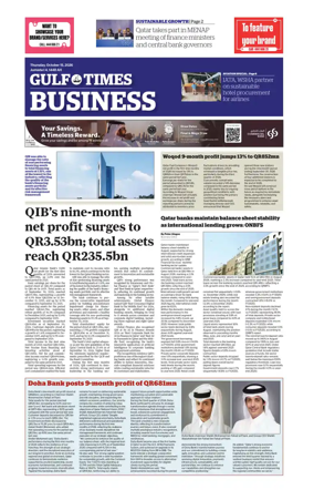 Cover of Gulf Times Business