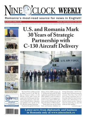 Cover of Nine o clock Weekly (Romania)