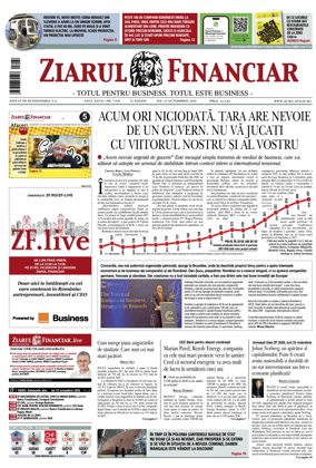 Cover of Ziarul Financiar