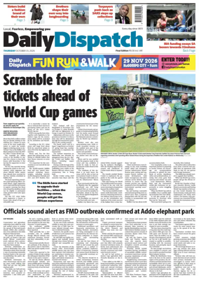 Cover of Daily Dispatch