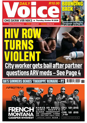 Cover of Daily Voice (South Africa)