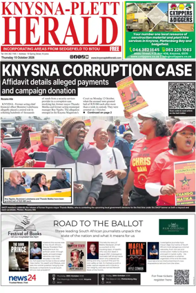 Cover of Knysna-Plett Herald