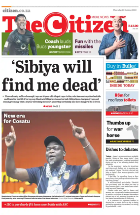 Cover of The Citizen (KZN)