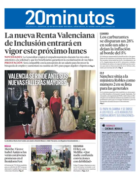 Cover of 20 Minutos Valencia