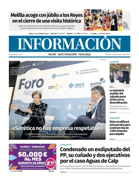 Cover of Diario Informacion (Elche y Vega Baja)