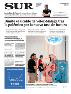 Cover of Diario Sur_Ultima