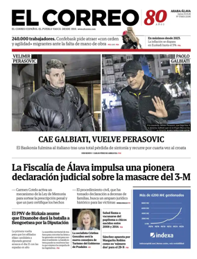 Cover of EL Correo (Alava)