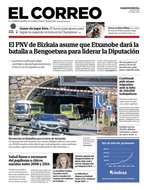 Cover of El Correo (Margen derecha)