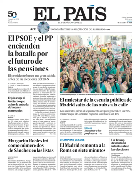 Cover of EL PAIS Andalucia
