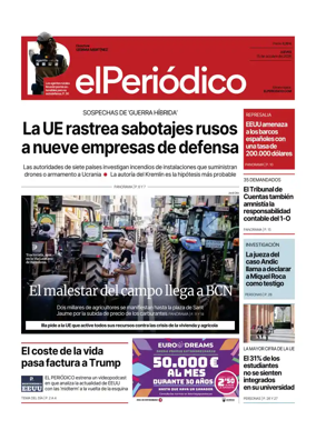 Cover of El Periodico - Castellano
