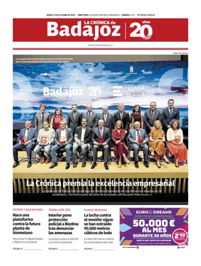 Cover of La Cronica de Badajoz BE