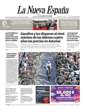 Cover of La Nueva Espana (Cuencas)