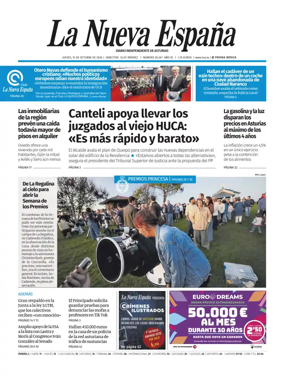 Cover of La Nueva Espana (Oviedo)