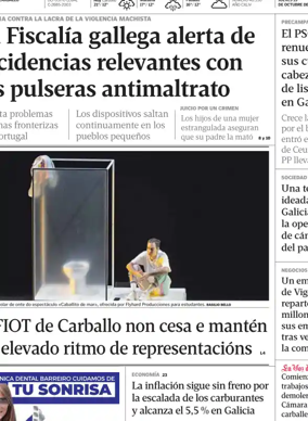 Cover of La Voz de Galicia (Carballo)