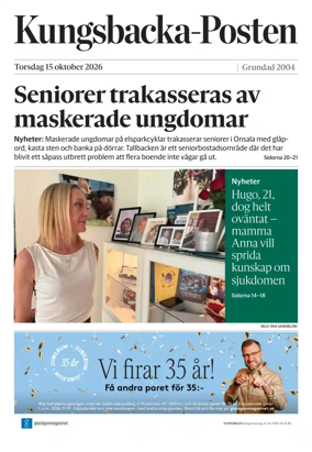 Cover of Kungsbacka-Posten