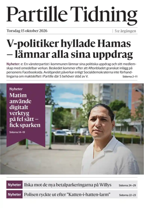 Cover of Partille Tidning
