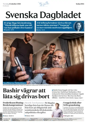 Cover of Svenska Dagbladet