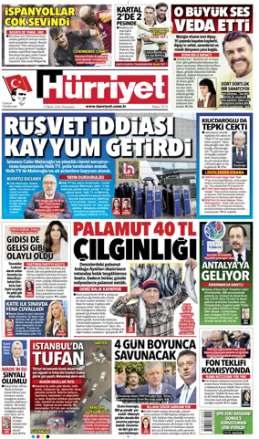 Cover of Hurriyet