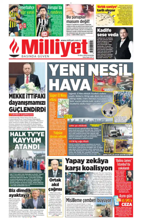 Cover of Milliyet