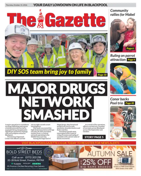 Cover of Blackpool Gazette