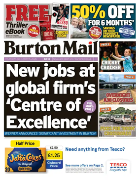 Cover of Burton Mail