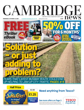 Cover of Cambridge News