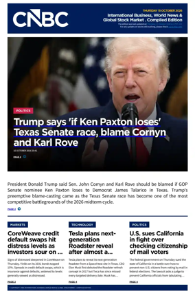 Cover of CNBC